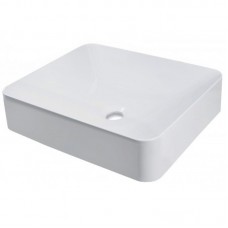 РАКОВИНА НАКЛАДНАЯ FANCY MARBLE KIM 440, БЕЛАЯ